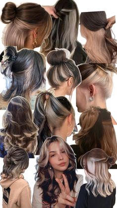 Hair Color Ideas For Brunettes Balayage, Balayage Brunette, Brunette Hair Color, Dyed Hair, Balayage, Hair Color, Braids, Dye