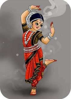 Dancer Art Painting, Childhood Memories Art, Saree Painting, Cultural Art, Indian Art Gallery