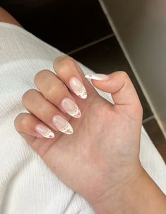 @ashleyyburdette French Nails With Design Creative, Pink Lace Nails, Lace French Tip Nails, Rose French Nails, Floral French Tip Nails, Floral French Tip, Lace Coquette, Lace Nails, February Nails