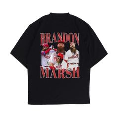 FREE shipping on all additional items Brandon Marsh T-shirt, Style Fans Gift Graphic Sweatshirt "---How To Order --- 1-) Please, check and review all photos 2-) Choose your t-shirt size and color *Different styles of shirts may have different shades of same color choice due to different manufacturer brands. *For this reason, we recommend you to match shirts from the same styles if you want precisely matching colors (exa. Unisex,Sweater, Hoodies, etc.). *If you want perfect matching you can choos Brandon Marsh, Phillies Baseball, Unisex Sweater, Matching Colors, Sweatshirt Vintage, T Shirt Style, White Shirts, Baseball T Shirt, Oversize Hoodie