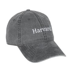 A classic, weathered hat that says it all in one word: Harvard. Need we say more? Unstructured 6-panel Baseball Cap Canvas made distressed & to feel loved-a-lot Official Licensed Harvard University Merchandise All products are designed, packaged, and shipped by Harvard University students Harvard hats are always in. Shop similar styles. Classic Adjustable Dad Hat With Letter Print, Pre-washed Snapback Hat, Adjustable Curved Bill Pre-washed Hat, Classic Dad Hat With Letter Print And Curved Brim, Washed Adjustable Hat With Curved Brim, Adjustable Washed Snapback Hat, Adjustable Washed Hat With Curved Brim, Vintage Adjustable Dad Hat For Everyday, Adjustable Washed Cap