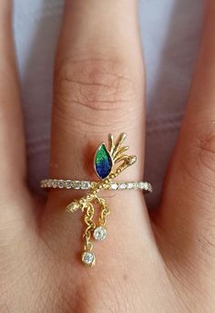 Lord Krishna Gold Rings, Krishna Rings For Women, Morpankh Ring, Krishna Flute Aesthetic, God Ring For Women, Peacock Feather Keychain, Krishna Gift Ideas, Radha Outfit For Women, Radha Dress For Women