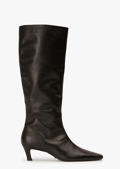 Vixon Black Venice Calf Boots | Boots | Tony Bianco USA | Tony Bianco US Boots Small Heel, Boots 2023, Thigh High Boots Flat, Shop Boots Online, Shop Boots, Embellished Heels, Metallic Shoes, Tony Bianco, Bow Heels