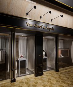 the front entrance to van cleef & ampot's store in new york