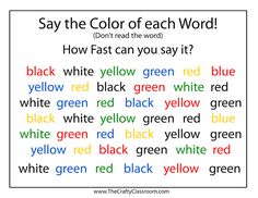 the words are arranged in different colors and sizes, including oranges, yellows, blue