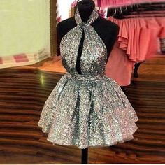 Short Puffy Dresses, Sequin Homecoming Dress, Cheap Gowns, Prom Ball Gown, Short Party Dress, Dress Homecoming, Gowns Prom