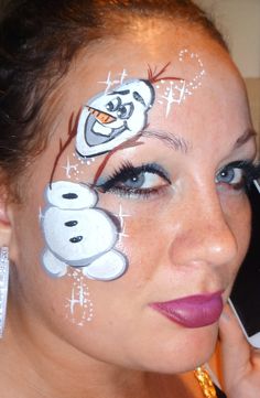 Dareane Chick Christmas Face Painting Ideas, Adult Face Painting, Cool Art Projects