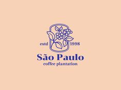 the logo for sao paulo coffee plantation