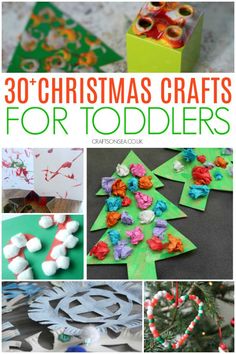 christmas crafts for toddlers that are easy to make and great for the holiday season