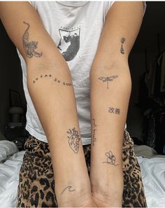 Cute Spiritual Tattoos, Wörter Tattoos, Girls With Tattoos, Tiger Tattoo, Elegant Tattoos, Friend Tattoos