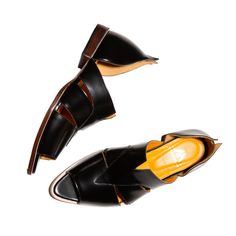 Agatha Black Leather Sandals - Mafalda Handmade Summer Leather Sandals, Flat Dress Shoes, Black Leather Sandals, Wooden Heel, Pearl Jewellery Earrings, Badger, Cleaning Clothes, Black Sandals, Leather Sandals