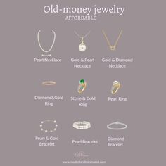 How to create a capsule wardrobe for men in old money style - Modest and Minimalist Capsule Jewelry Wardrobe, Mens Jewelry Guide, Jewelry Old Money Aesthetic, Old Money Women Accessories, Old Money Style Accessories, Old Money Accessories Women, Old Money Silver Jewelry, Essential Accessories Women, Old Money Assessories