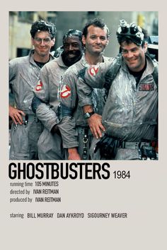 the movie poster for ghostbusters