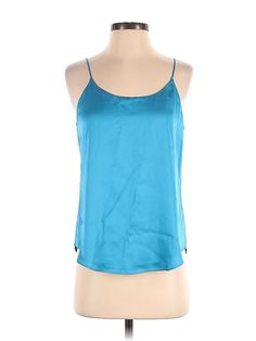 Bar III Sleeveless Blouse Size: Small Tops - used. 97% POLYESTER, 3% ELASTANE | Bar III Sleeveless Blouse: Blue Tops - Size Small Small Tops, Sleeveless Blouse, Sleeveless Top, Women Handbags, Womens Tops, Bar, Handbags, For Women, Blue