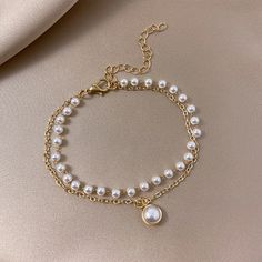 Style No.: JAB2211221 Material: Alloy, Artificial Pearl Color: Gold, White Size: Adjustable Acrylic Bracelet, Wedding Bride Jewelry, Couple Jewelry, Pearl Charms, Bride Jewellery, Love Bracelets, Bracelet For Women, Pendant Bracelet, Wedding Bracelet