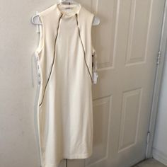 Never Worn Brand New With Tags Calvin Klein White Dress, Calvin Klein Black Dress, White Sheath Dress, Green Shirt Dress, Velvet Wrap Dress, Black Striped Dress, Midi Shift Dress, Calvin Klein White, Maxi Jersey Dress