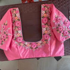 Computerized Embroidery Blouse Designs, Machine Work Blouse Designs, Brocade Blouse Designs, Maggam Designs, Work Blouse Designs, Latest Blouse Designs Pattern, New Saree Designs, Computer Work