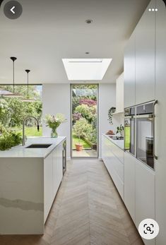 the kitchen is clean and ready for us to use in the day or night time