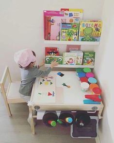 Baby Zimmer Ikea, Ikea Kids, Ikea Hackers, Toddler Rooms, Toy Rooms, Kids Corner, Baby Boy Rooms