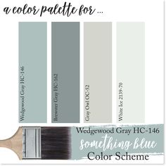 the shades of gray and white are featured in this color palette