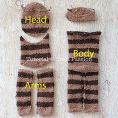 the instructions for how to make a sock and leg warmers with text overlay