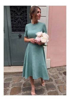 Classy Modest Fashion, Sukienki Maksi, Blossom Dress, Modest Bridesmaid Dresses, Long Dress Casual, Formal Style, Fashion 2020, Classy Dress, Modest Dresses