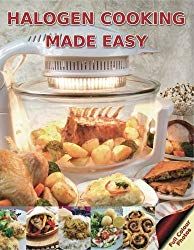 the cover of an easy guide to cooking made easy, with pictures of food in it