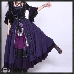 Fair Outfits, Fest Outfits, Witchy Fashion, Witch Outfit, Costume Outfits, Fantasy Fashion, Look Cool, Pretty Dresses, Boho Style