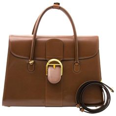 Delvaux Brown Double Poignée Brillant Bag    €6.675 Delvaux Bag, Delvaux Brillant, Favorite Handbags, Handbags And Purses, Brown Box, Top Handle Bags, Best Handbags, Bag Ideas