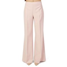 Brand: Sandro Ferrone Gender: Women Type: Trousers Season: Fall/Winter Color: Pink Pattern: Plain Fastening: Zip Composition: 92% Polyester 8% Spandex Washing: Machine Wash At 30 H&m Trousers, Brown Dress Pants, Women Trousers, Party Pants, Chevron Dress, Black Flare, Pink Pattern, Calvin Klein Women, Silk Pants