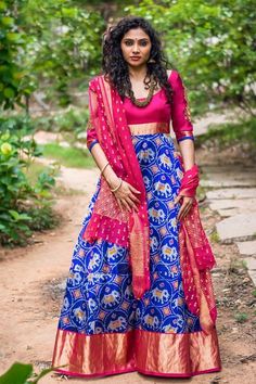 Pochampally Dress Designs, Pochampally Dress, Sewing Skirts Women, Designer Blouses Online, Long Gown Dress