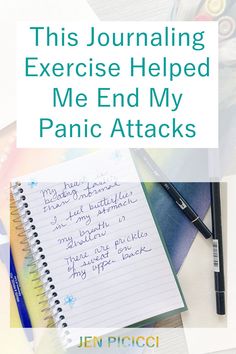 This simple journaling exercise helped me reduce anxiety and panic attacks. Eckart Tolle Quotes, Simple Journaling, Panic Attack Symptoms, Art Journal Tutorial