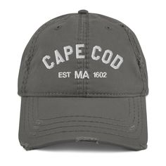 Expand your headwear collection with this fashionable dad hat. With a slightly distressed brim and crown fabric, it’ll add just the right amount of edge to your look. For a quick and easy outfit pair it with slacks, your favorite jeans, and a sports tee. • 100% pre-shrunk cotton twill • Soft crown • 6 sewn eyelets • 6 stitched rows on the brim • 6-panel unstructured cap with a low profile • Seamed front panel without buckram • Adjustable hook and loop closure • Blank product sourced from ChinaSi Vintage Cotton Trucker Hat For Beach, Casual Embroidered Baseball Cap For Beach, Casual Beach Hats With Embroidered Logo, Casual Beach Hat With Embroidered Logo, Distressed Cotton Trucker Hat With Curved Brim, Cotton Trucker Hat For The Beach, Casual Beach Baseball Cap With Letter Print, Beach Letter Print Cotton Baseball Cap, Soft-washed Snapback Hat For Summer