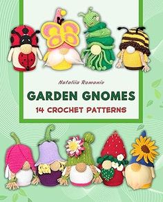 crochet pattern book for garden gnomes