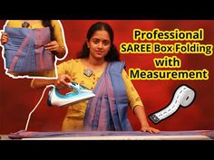 Pre pleating | Ironing | Box folding | With MEASUREMENT | SD VLOGS - YouTube Saree Box Folding, Mail Id, Circle Skirt Pattern, Box Folding