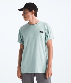 The 100% cotton Men’s Short-Sleeve Heavyweight Relaxed Tee has the casual design to complement its sturdy construction—perfect for all-day wear, any day of the year. Men's Men's T-shirts [North Face, Northface, thenorthface, the northface, TNF, tnf] Tee Shirt Homme, Casual Design, Men Short Sleeve, North Face, The North Face, The Year, The 100, Mens T, T Shirts