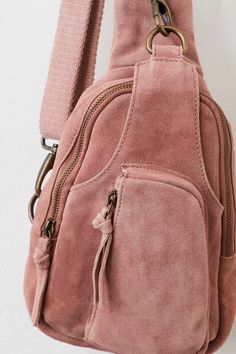 Hudson Sling Bag | Free People Suede Shoulder Bag With Adjustable Strap For On-the-go, Suede Crossbody Shoulder Bag With Zipper Closure, Suede Crossbody Shoulder Bag With Zipper, Suede Bag With Adjustable Strap For On-the-go, Trendy Suede Bags With Adjustable Strap, On-the-go Suede Shoulder Bag With Adjustable Strap, Travel Shoulder Bag With Adjustable Strap In Suede, Travel Suede Shoulder Bag With Adjustable Strap, Trendy Suede Shoulder Bag For Travel