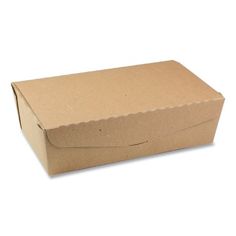 an open cardboard box on a white background