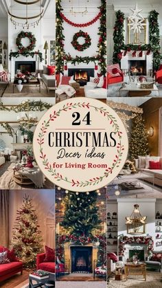 Great Room Christmas Decor, Traditional Christmas Living Room Decor, Classic Christmas Decor Living Room, Christmas Decor Ideas For Living Room Cozy, Blue And Green Palette, Christmas Living Room Ideas, Elegant Holiday Decor, Decor Ideas For Living Room, Bloxburg Builds