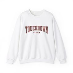 Embrace the football season with this cozy crewneck Sweatshirt. Perfect for staying warm during those chilly game nights, this sweatshirt features a classic fit and ribbed knit collar for added comfort. Ideal for football fans looking to show their team spirit and stay cozy while cheering on their favorite team. Great for gameday parties, tailgates, and casual weekends watching football. Product features - Medium-heavy fabric blend for warmth - Classic fit with crew neckline for comfort - Double Nursing Student Gifts, University Sweatshirts, Pink Valentines, Cozy Pullover, Unforgettable Memories, Pullover Shirt, Step Moms, Look Plus, Student Gifts