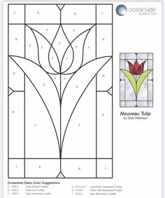 the stained glass coloring book is shown