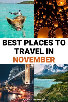 the best places to travel in november