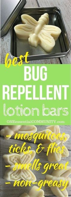 Bug Repellent Lotion, Essential Oil Bug Repellent, Homemade Bug Repellent, Lotion Bars Recipe, Săpunuri Handmade, Diy Lotion, Diy Essentials, Diy Kosmetik, Lotion Bar