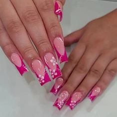 24 Reusable Press On Nails Reusable Color May Vary Due To Lighting Size One Size Condition New Reusable Comes With Mini Nail File And Glue Adhesive Strips French Tip Acrylic Nails, Nail Arts, Manicure E Pedicure, Best Acrylic Nails, Long Acrylic Nails