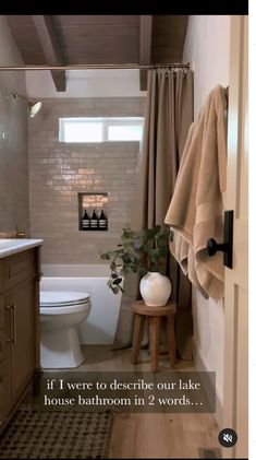 the bathroom is clean and ready to be used by someone in their home or business