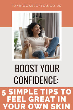 Struggling to feel comfortable in your own skin? These simple ways to feel comfortable in your own skin can help you practice self love and embrace who you are. Save this pin if you want to love yourself more and feel confident every day