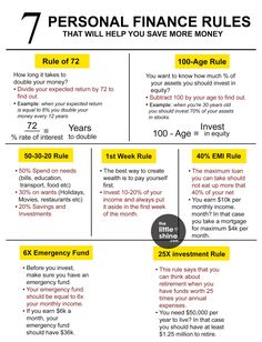 the 7 personal finance rules that will help you save money for your life in less than one hour