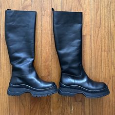 Brand New, Never Worn! Hit Below The Knee. Can Send With Or Without The Box. Tall Boots, The Box, The Knee, Outfit Inspirations, Women Shoes, Brand New, Boots, Women Shopping, Black