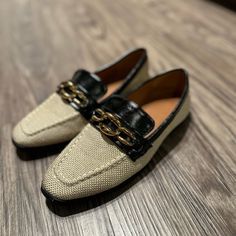 Will Ship In 2 Days Casual Beige Flats For Work, Beige Casual Slip-ons For Office, Beige Casual Loafers For Work, Beige Casual Loafers For Office, Casual Beige Loafers For Office, Beige Casual Office Loafers, Casual Beige Office Loafers, Casual Gold Round Toe Loafers, Casual Gold Loafers With Flat Heel