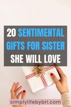 sentimental gifts for sister Sentimental Gifts For Sister, Sentimental Gifts For Sisters, Healthy College, Christmas Gifts For Sister